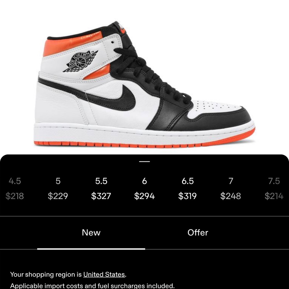 Jordan retro 1